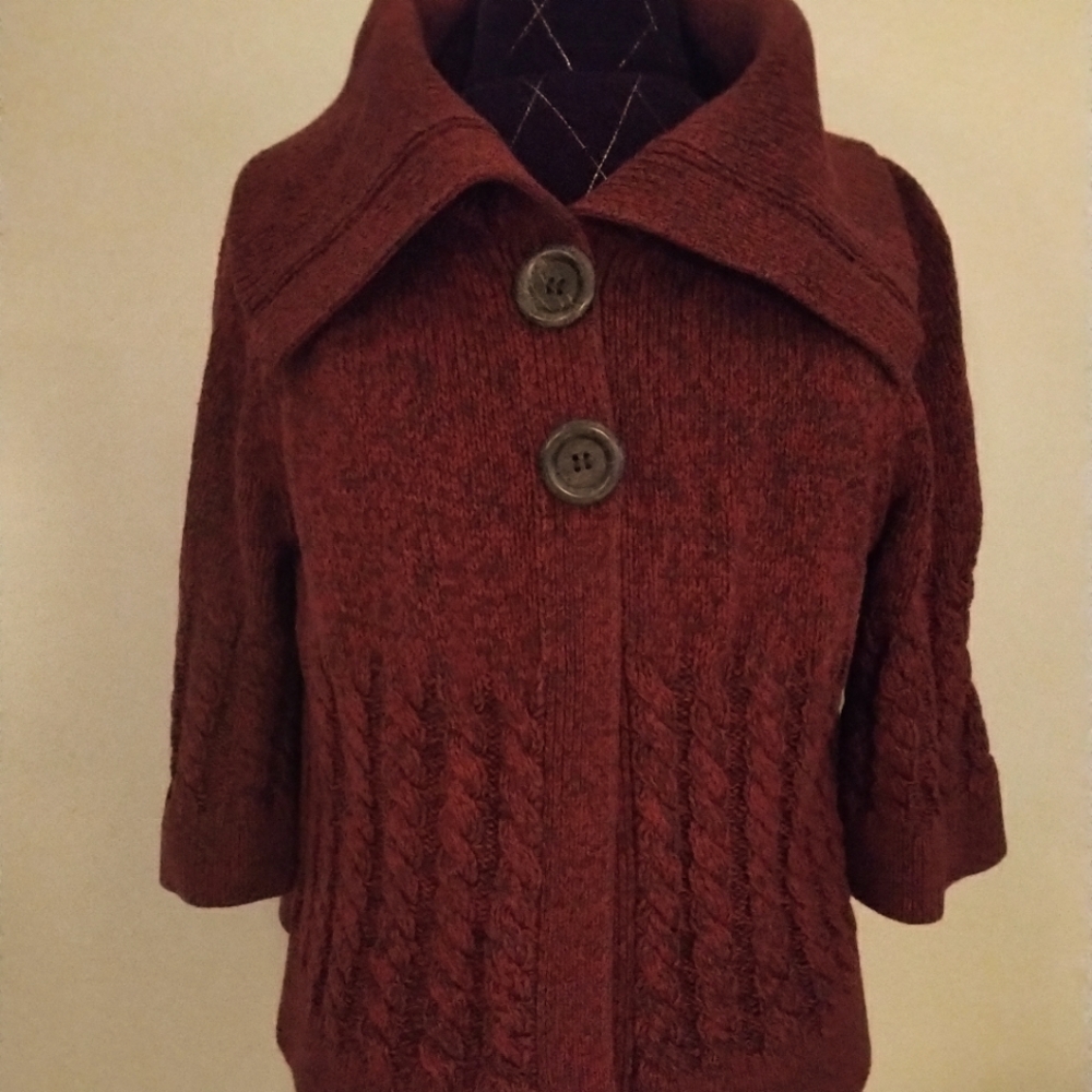 Ladies Short Sleeved Cardigan